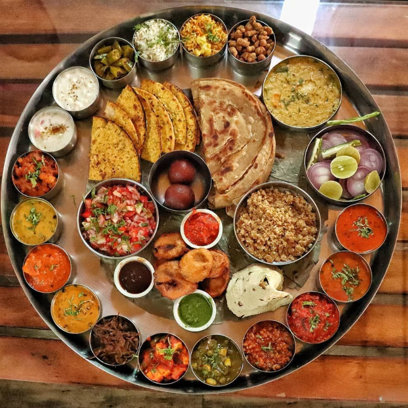 indian veg thali - Amritsar Junction